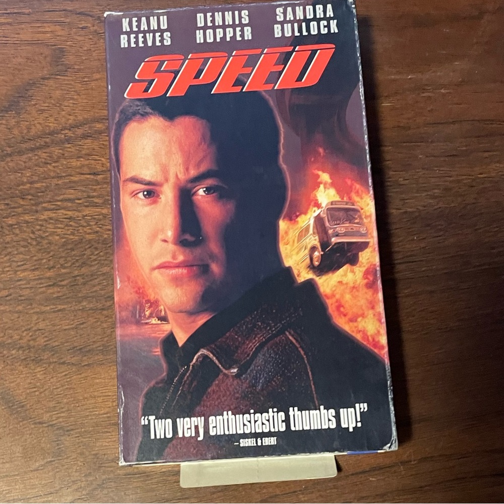 Vintage Speed 1994 Fox Keanu Reeves Sandra Bullock Dennis Hopper Video Cassette